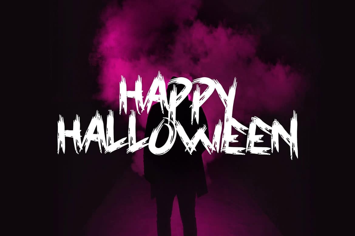Halloweins - Brush Font - Image 2