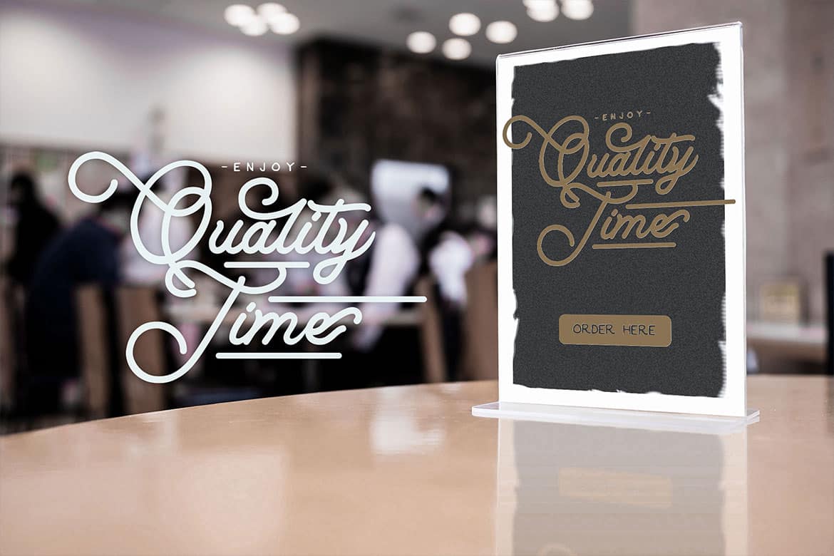 Thequilla - Monoline Script Font - Image 3