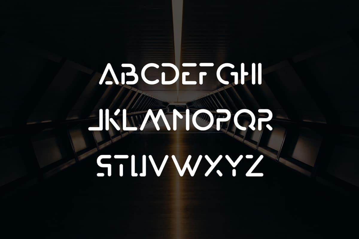 Exodar - Futuristic Font - Image 2