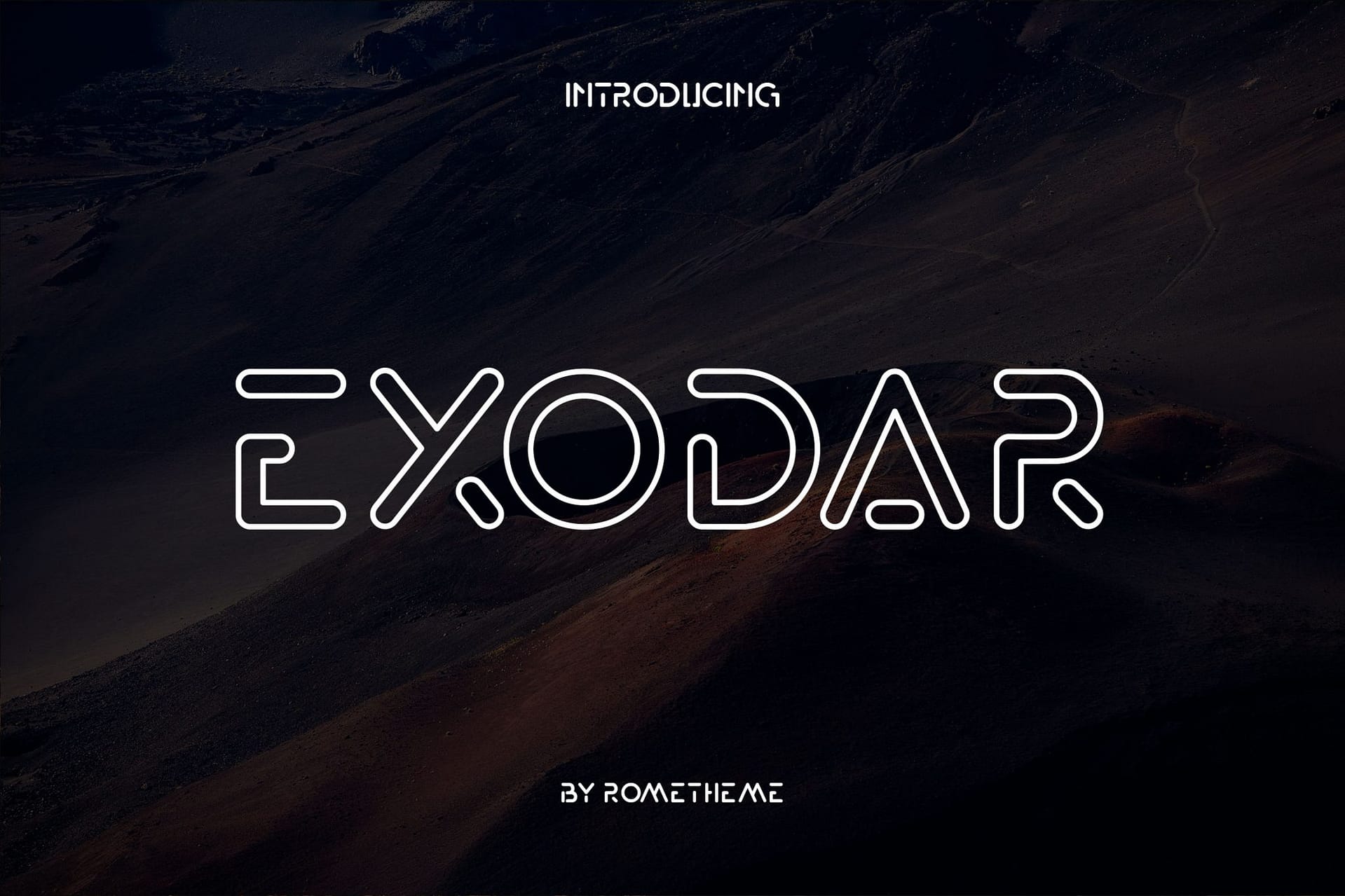 Exodar - Futuristic Font - Image 6