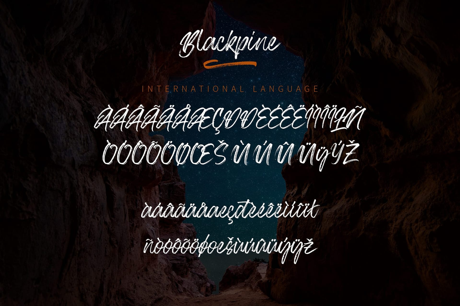 Blackpine - Handbrush Typeface - Image 8