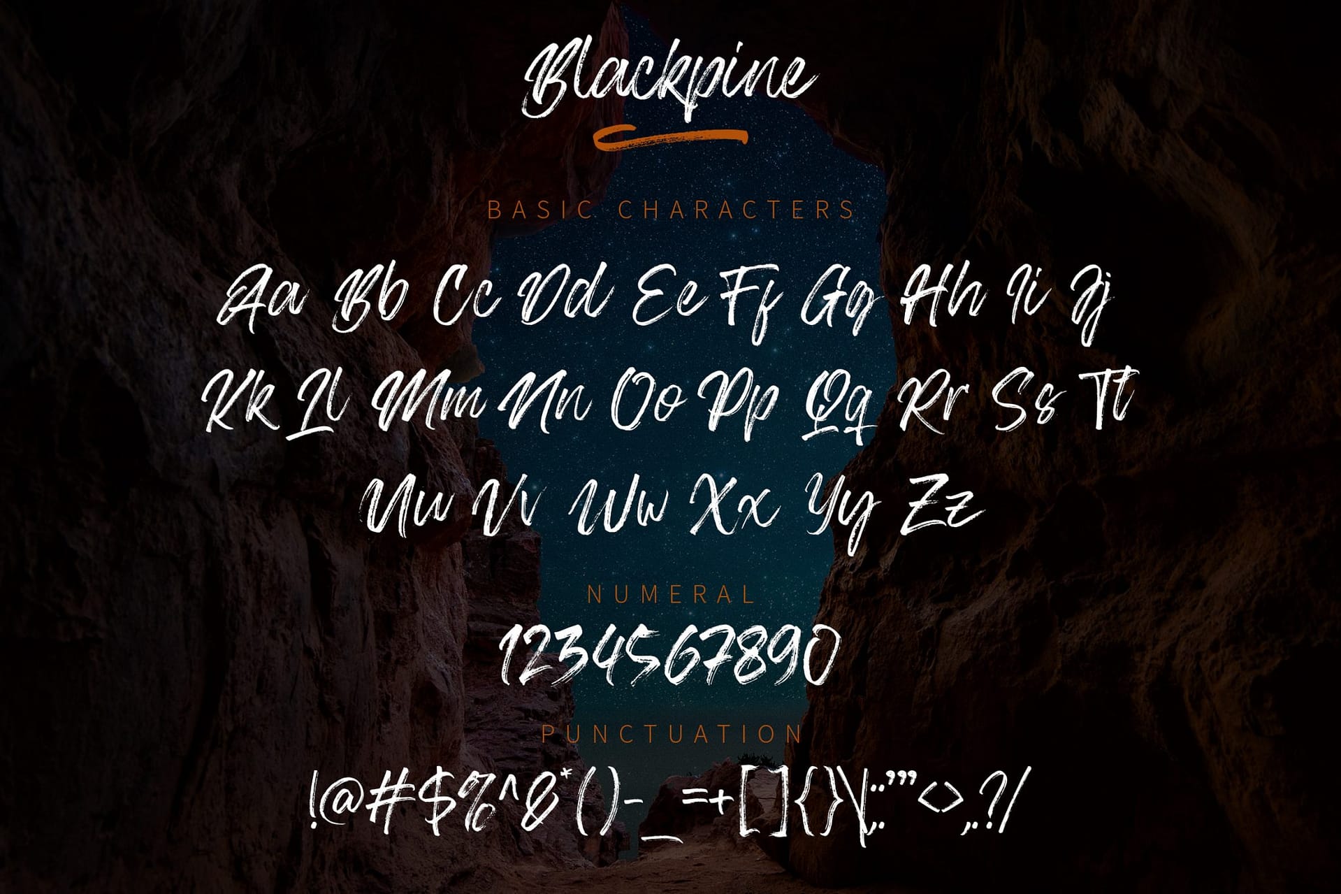 Blackpine - Handbrush Typeface - Image 7