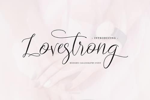 Lovestrong - Script Font