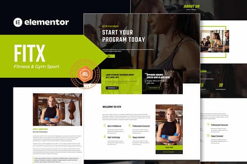 Fitx - Fitness & Gym Template Kit