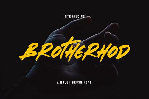Brotherhood - Brush Script Font