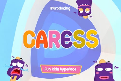 Caress - Kids Fun Font