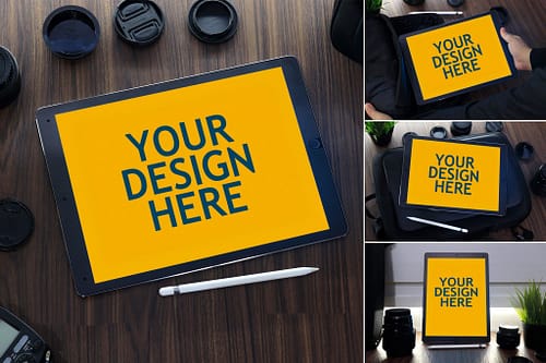 Ipad Pro Realistic vol.01 - Mockup