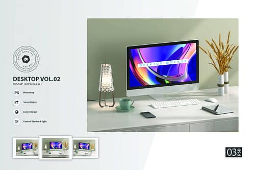 Desktop vol.02 - Mockup