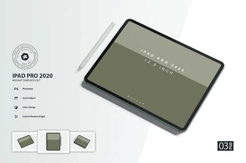 Ipad Pro 2020 vol.01 - Mockup
