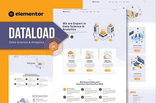 Dataload - Data Science & Analytics Elementor Template Kit