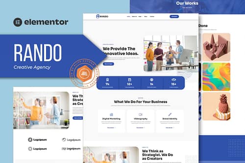 Rando - Creative Agency Elementor Template Kit