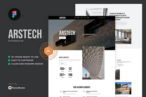 Arstech - Architecture Figma Template