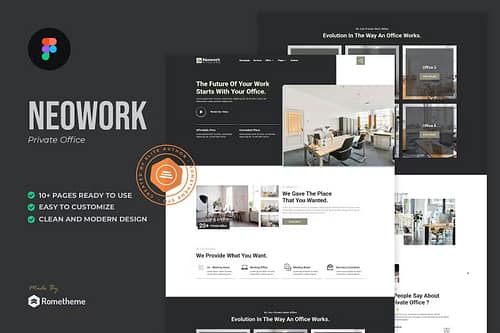 Neowork - Private Office Figma Template