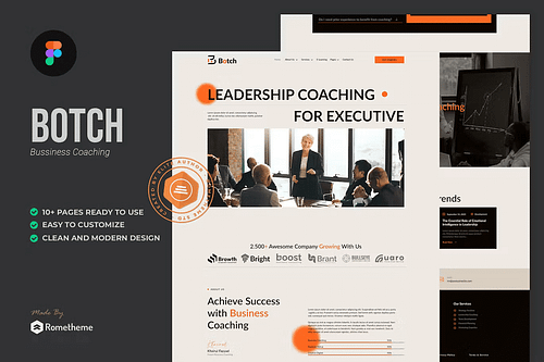 Botch - Business Coaching Figma Template