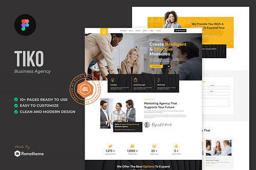 Tiko - Business Agency Figma Template