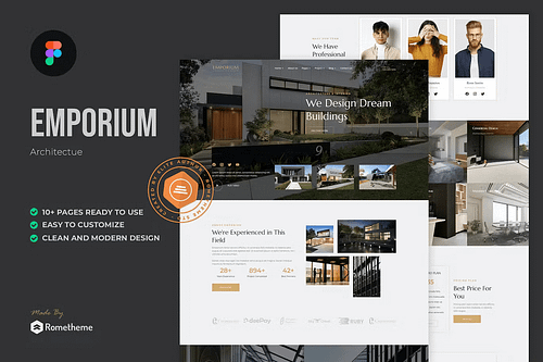 Emporium - Architecture & Interior Figma Template