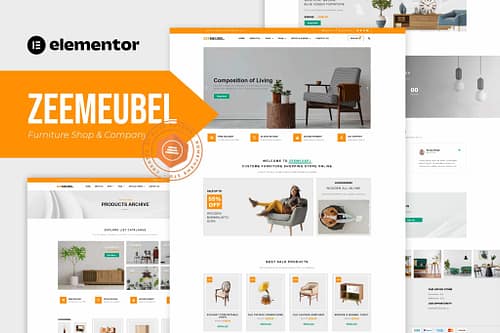 ZeeMeubel - Furniture Shop & Company Elementor Template Kit