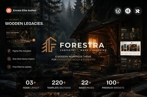 Forestra - Carpenter, Wood & Forestry WordPress Theme