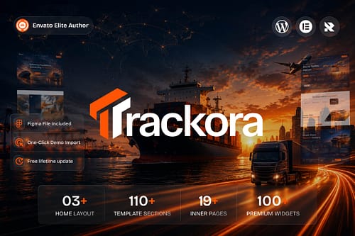 Trackora - Transportation & Logistics Elementor WordPress Theme