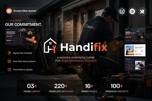 Handifix - Home Services & Multi-Skilled Repairman WordPress Theme